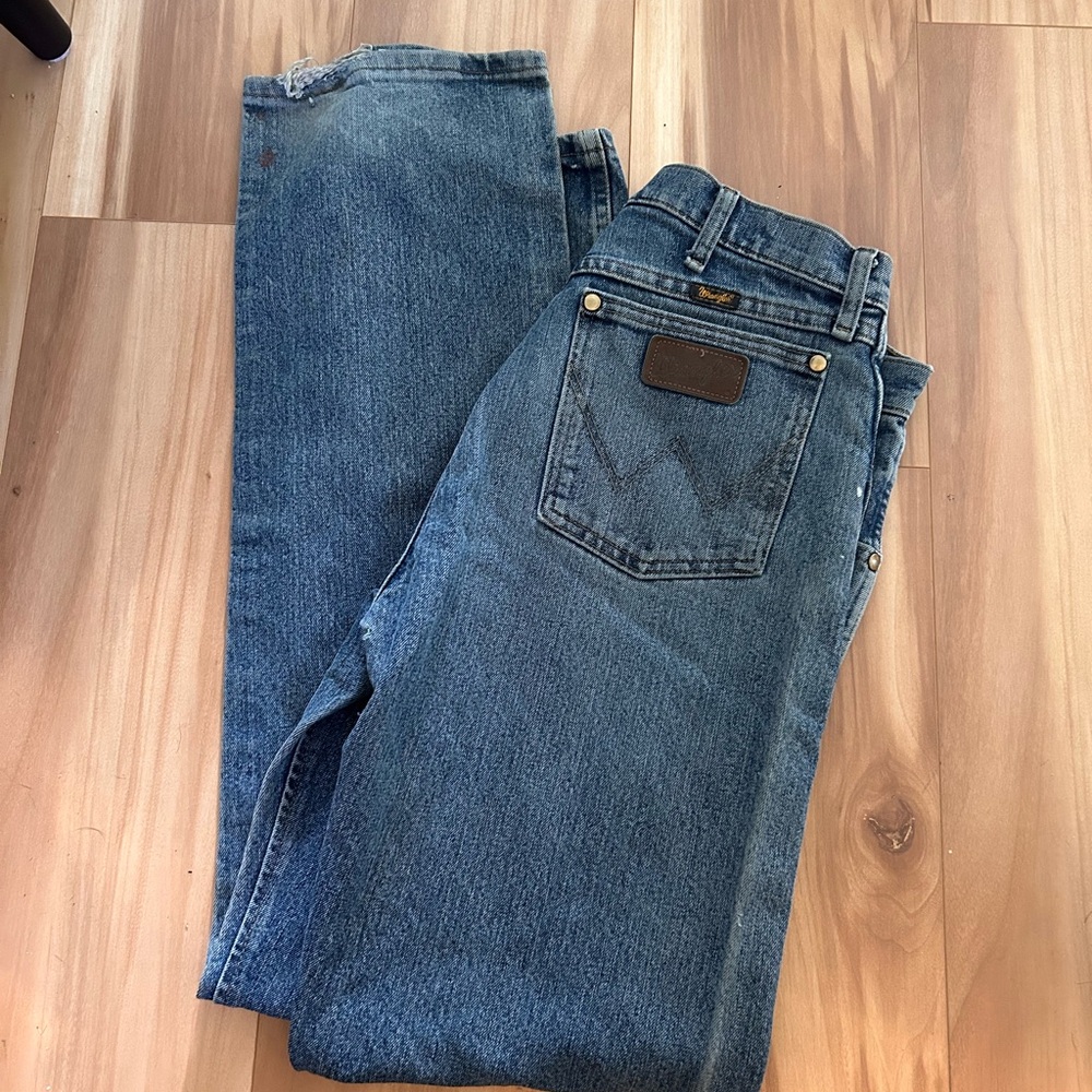 Wrangler Men's Straight Jeans - Blue